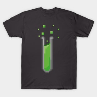 Science test tube pixel T-Shirt